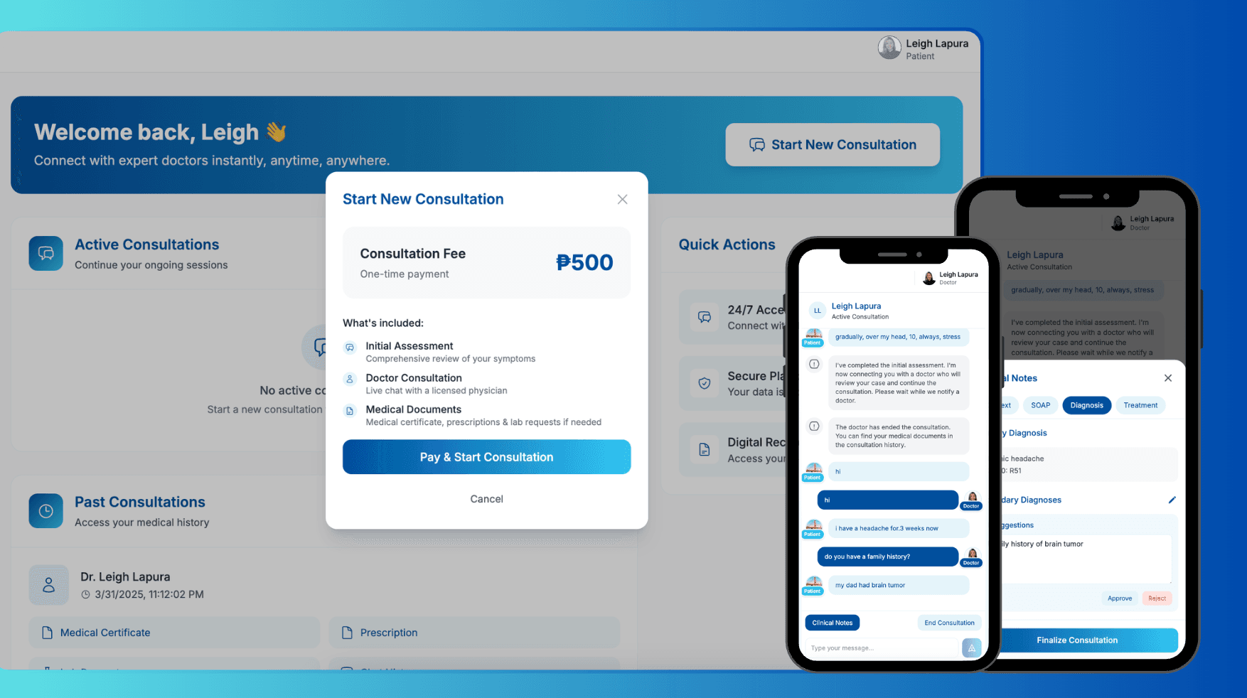 Clinical Intake Assistant preview
