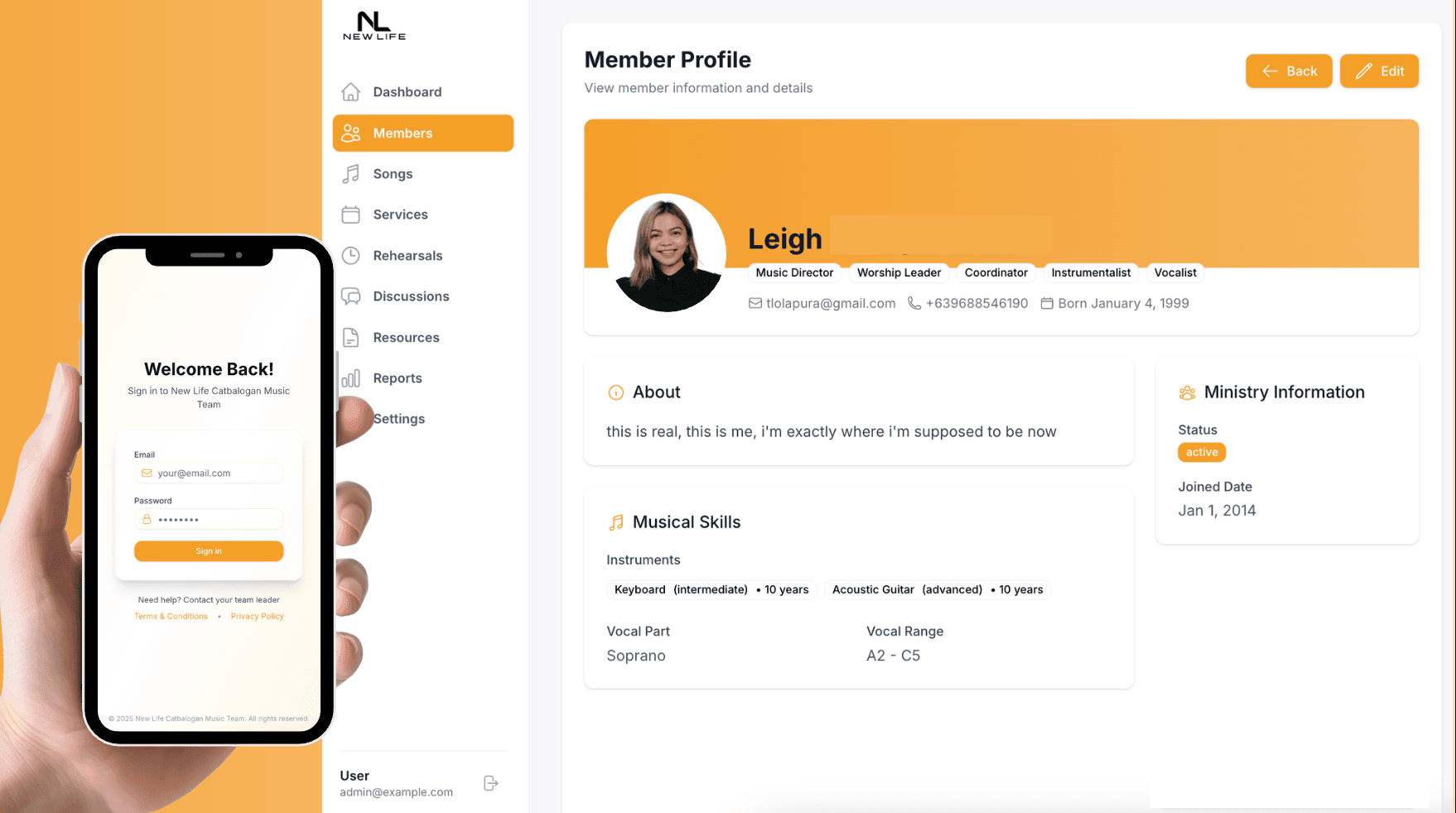 Worship Service Planner preview